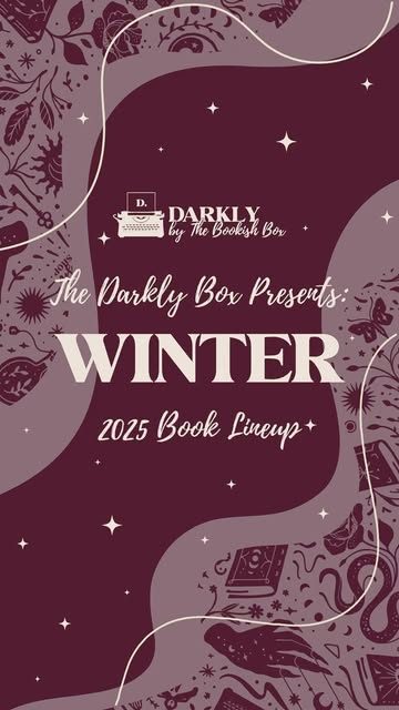 January 2025 The Bookish Box · Darkly teaser