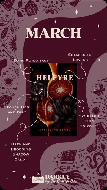 March 2025 The Bookish Box · Darkly teaser