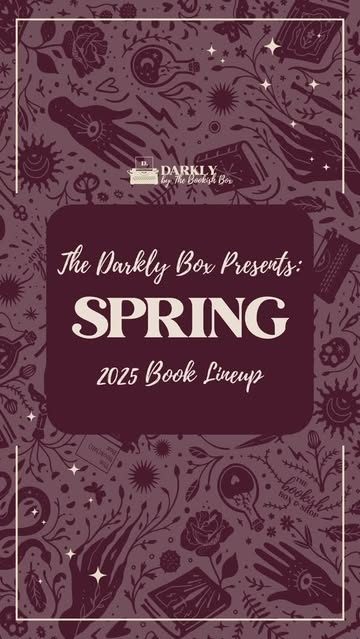 April 2025 The Bookish Box · Darkly teaser
