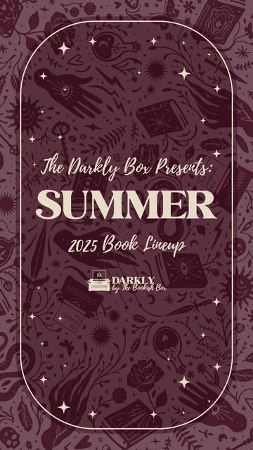 September 2025 The Bookish Box · Darkly teaser