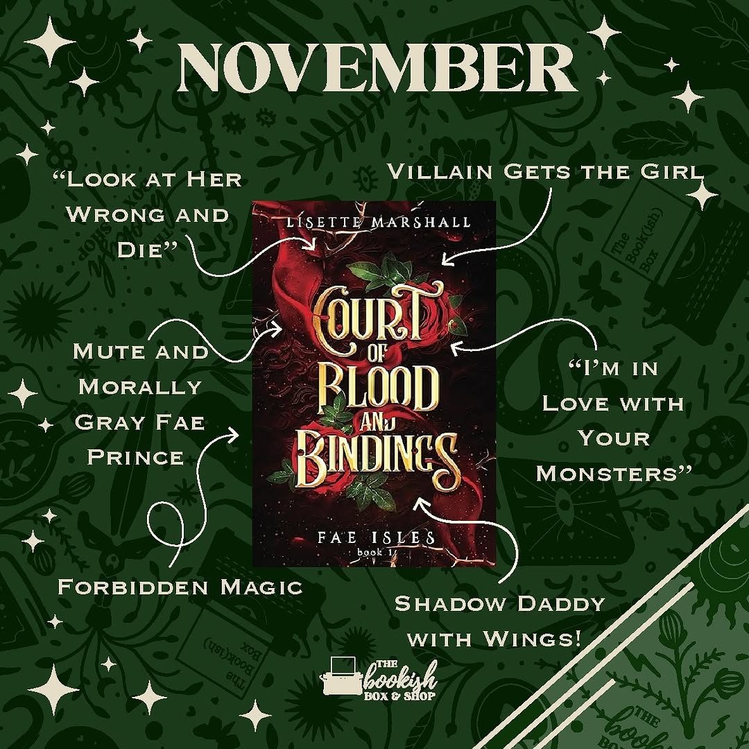 November 2025 The Bookish Box teaser